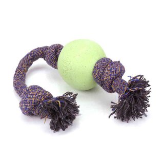 Beco Ball with Rope Large grün